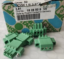 LOT 5X Phoenix Contact PCB connector - MCVW 1,5/ 3-STF-3,81 1828508