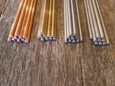 3/16"x11.87" rod Brass/ Copper/ Stainless Steel/ Aluminium