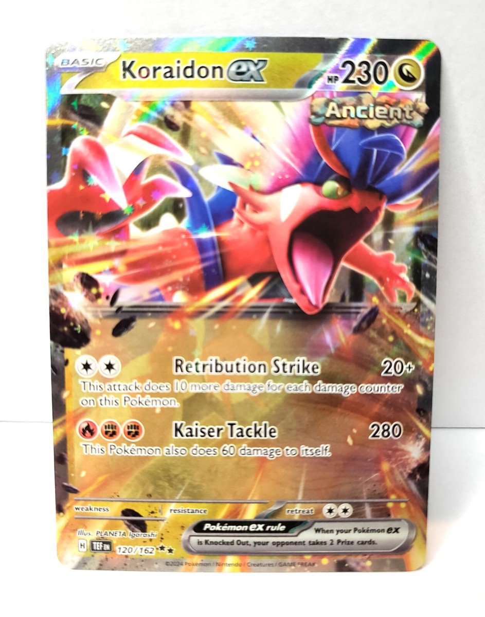 Pokémon TCG - Koraidon EX - 120/162 - Holo Double Rare - Temporal