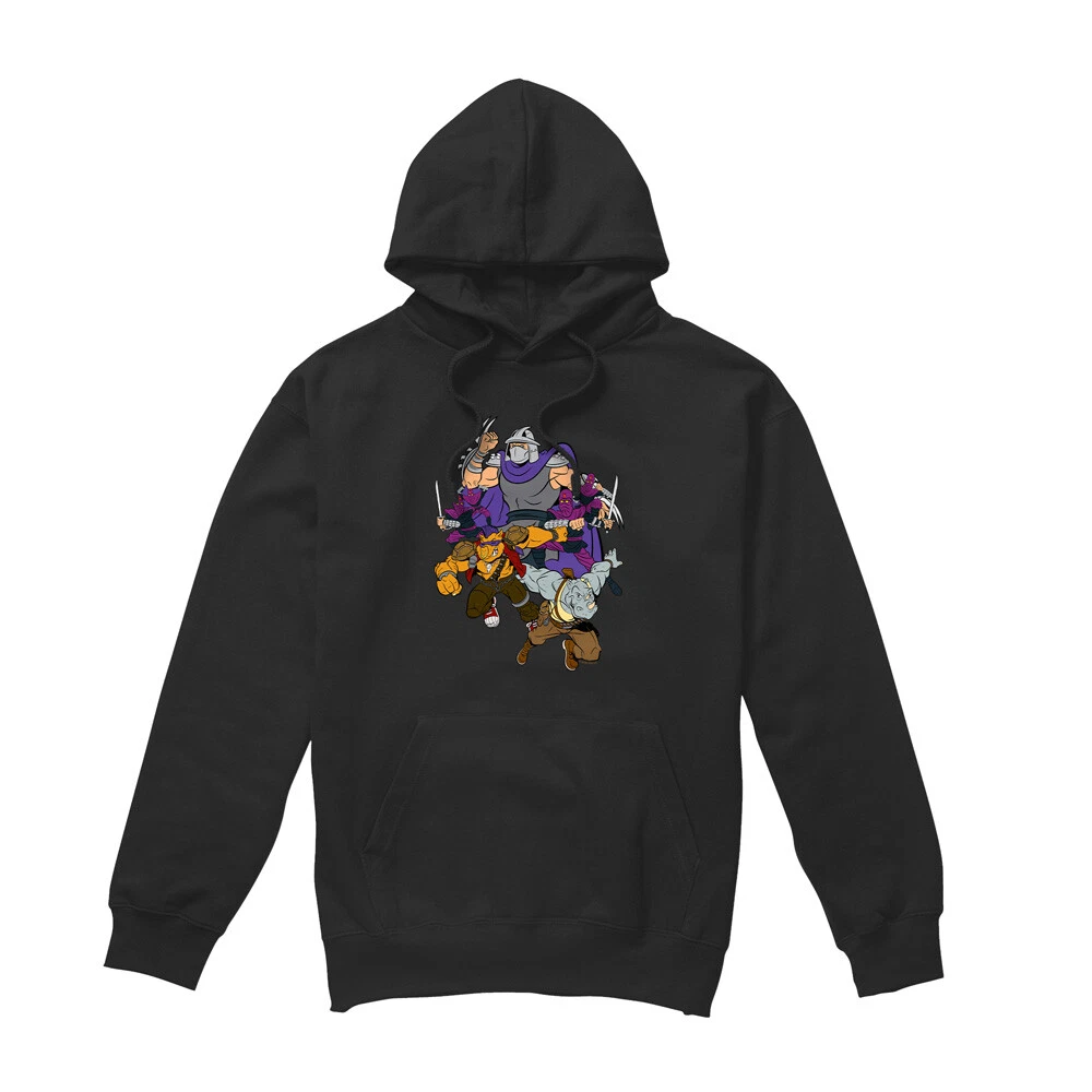 TMNT Shredder & Foot Clan Hoodie Black