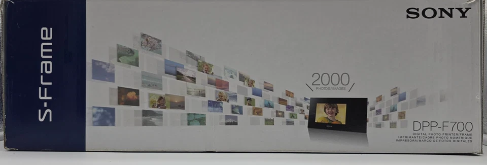 Sony DPP-F700 Digital Photo Frame with Built in Printer And Remote OPEN BOX - Image 4 of 4