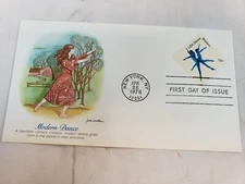First Day of Issue Stamp Modern Dance Fleetwood USA  A31
