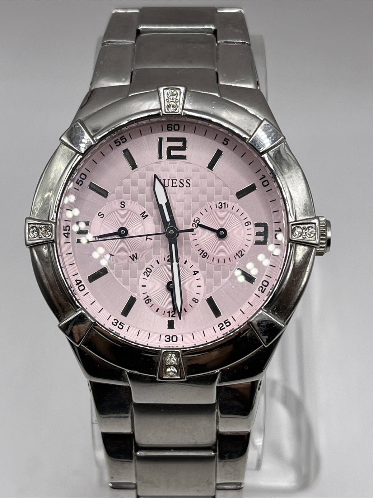 Guess Waterpro Women's Multi Function Watch Pink … - image 1