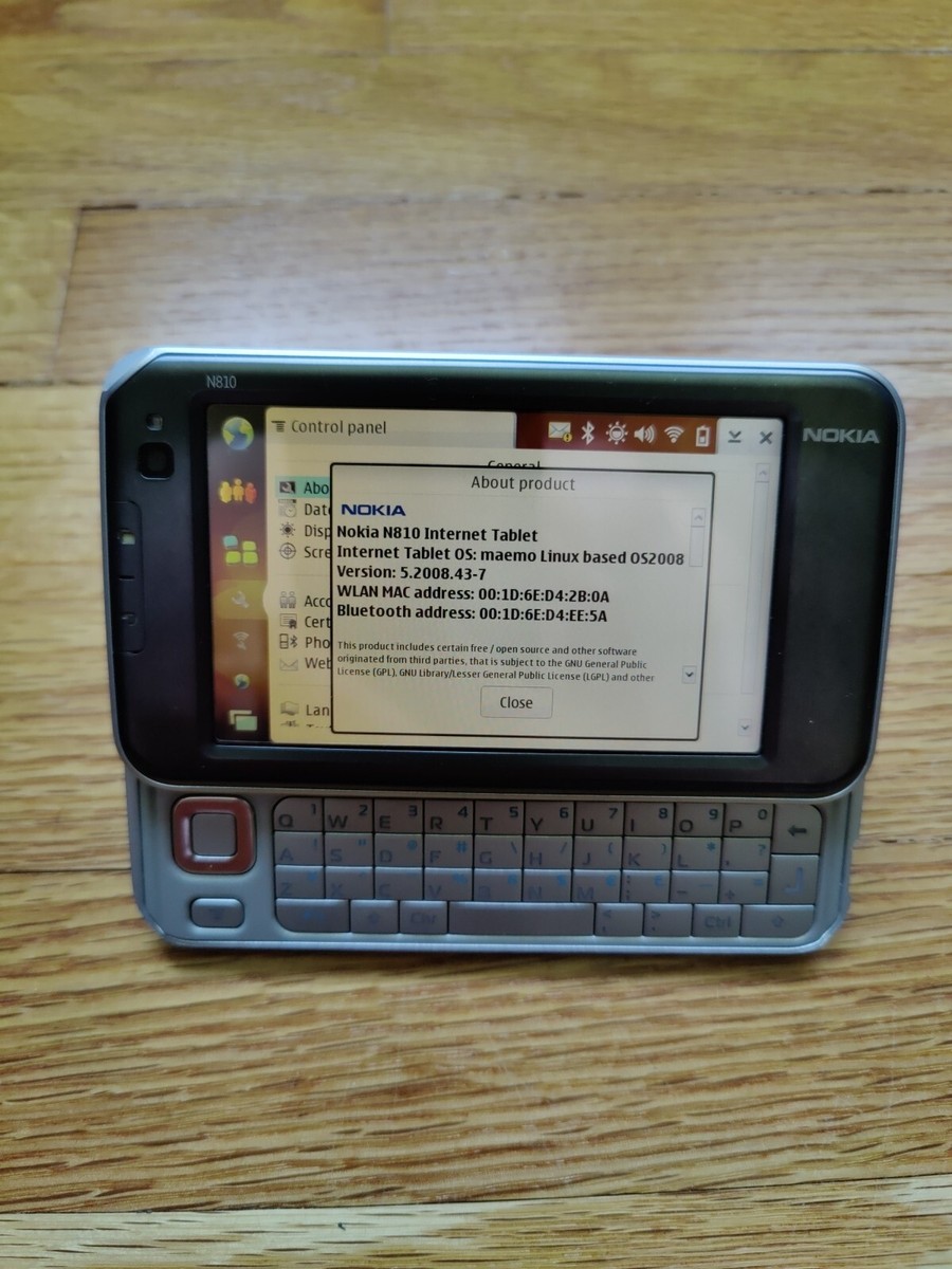 Nokia N Series N810 256MB, Wi-Fi, 4.1in - Black 758478011195| eBay