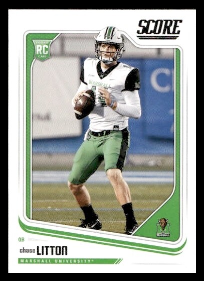 2018 Score #403 Chase Litton Rookie Marshall Thundering Herd