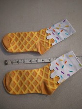 Crew socks of Ice cream cone with sprinkles 273215