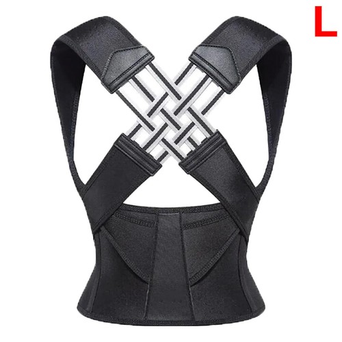 Adjustable Posture Corrector Low Back Support Shoulder Brace Belt for Men Women - Picture 17 of 20