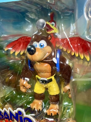 DNA Toys Banjo-Kazooie - Banjo & Kazooie FLOCKED 10.5in Action