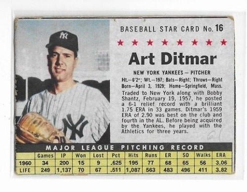 1961 Post Baseball Cards Multi-Listing, You Pick, Comb. Shipping Updated 3/1/24 - Picture 31 of 360