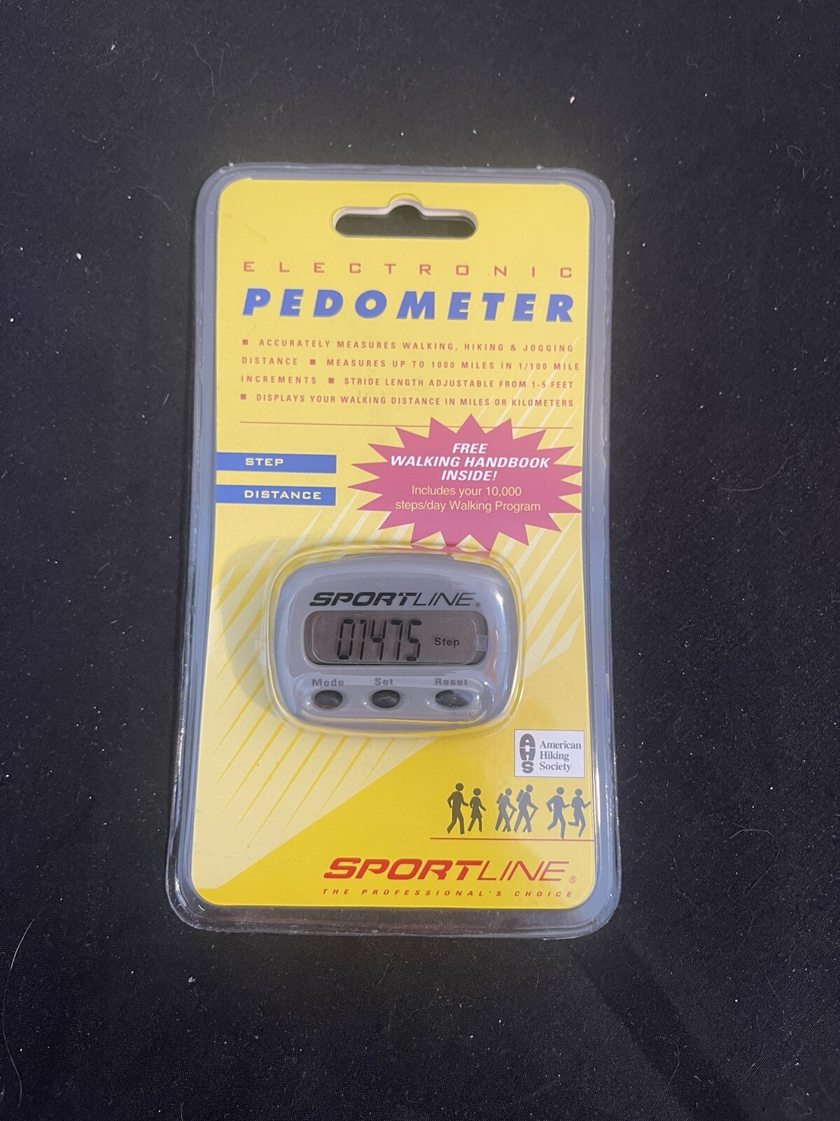 Sportline Electronic Pedometer Distance Walking Hiking Step Count Sealed eBay