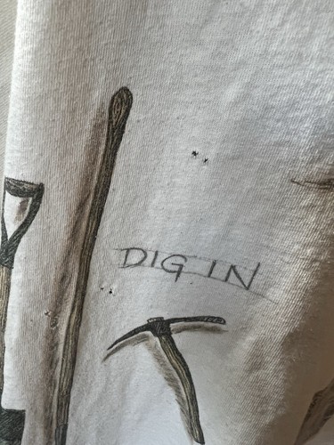 Vtg 90s Relevant Products Gardening T Shirt All Over Print Outdoors Men’s Large - Picture 6 of 6