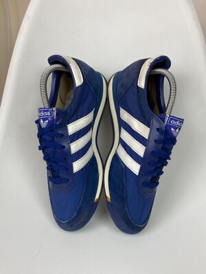 Deadstock Vintage 80's Adidas Orion Blue Made in Taiwan Jogging Sz