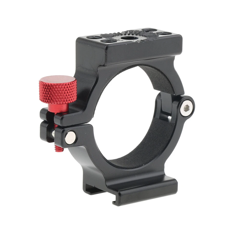 Q-Ring Cold Shoe Adapter Ring Mount Clamp for   Smooth 4 to Microphone LED - Image 2 of 4