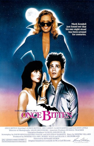 Once Bitten movie poster (b) - 11 x 17 inches - Jim Carrey, Karen Kopins - Picture 1 of 1