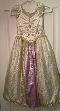 Disney Store Tangled Rapunzel Girls Size 7/8 Wedding Dress Costume Rare