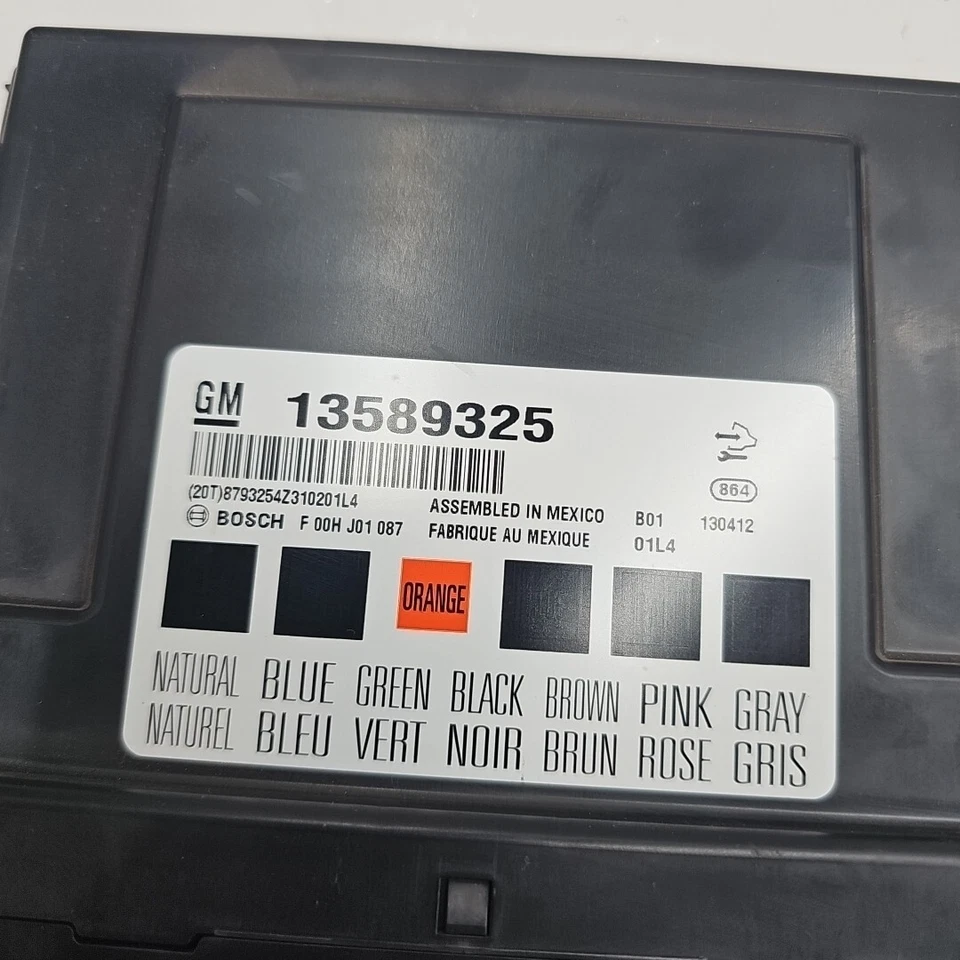 2013-2016 CHEVY CRUZE OEM BODY CONTROL MODULE UNIT BCM 13589325 - Image 2 of 4