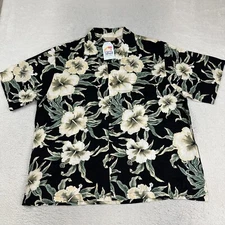 Sunny Island Hawaiian Shirt XXXL 3XL Floral Short Sleeve Button Up NWT