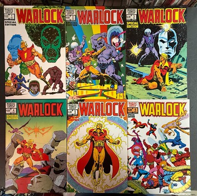 Warlock  #1-6 Complete Set Marvel Comics 1982 VF/NM