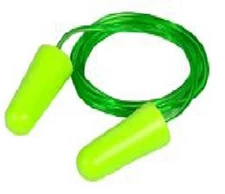10-100 PR High Visible Disposable Soft Polyurethane(PU) Foam Ear Plugs with Cord
