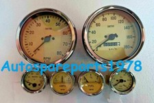 Smithsreplicakit-elec Tempoilfuelamp Gauge0-180kmh Speedo0-80rpm 100 Mm Yc Smithsreplicakit-elec Tempoilfuelamp Gauge0-180kmh Speedo0-80rpm 100 Mm Yc