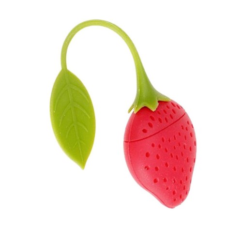Useful Strawberry Tea Infuser Tea Infuser Strainer Silicone Tea Strainer Men - Picture 7 of 10