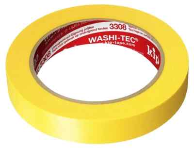 KIP 3308 WASHI-Tape Fineline Tape 18mm x 50m Goldband Abklebeband Kreppband