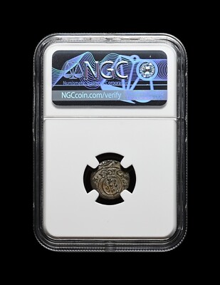 LIVONIA. 1653, Schilling, Silver - NGC MS63 - Christina, Solidus