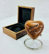 Adults  Love Ones with Premium Display Wooden Heart Keepsake Urn   Mini Ash Ur