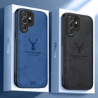 Phone Case For Samsung S26 Ultra S25 S24 S23 A55 A17 A16 A57 Leather Deer Cover