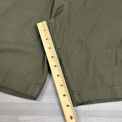 Volcom Road Trip Chino Shorts Mens Size 32 x 9" Stretch Military Green $55 - Picture 5 of 7