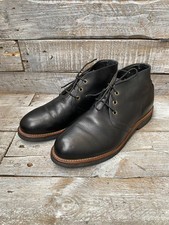 red wing Foreman chukka black leather boots style 9216 US8 UK7