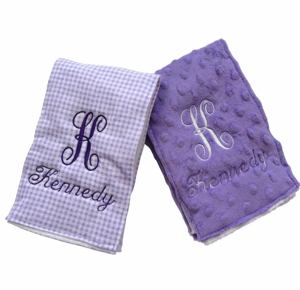 Embroidered Burp Cloths Monogrammed personalized Baby Girl
Opens in a new window or tab