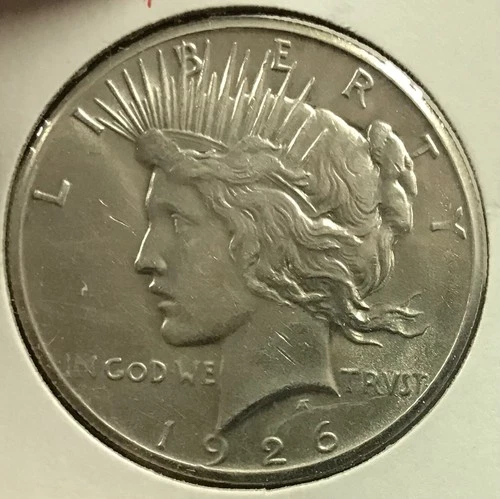 1926 Peace Dollar Choice BU Details .1c