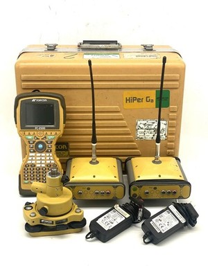 Topcon Hiper Ga Green Label Base & Rover & FC-2500 GNSS GPS RTK Topsurv 7