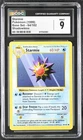 Pokemon Card Starmie 64/102 Shadowless Base Set 1999 CGC 9 MINT