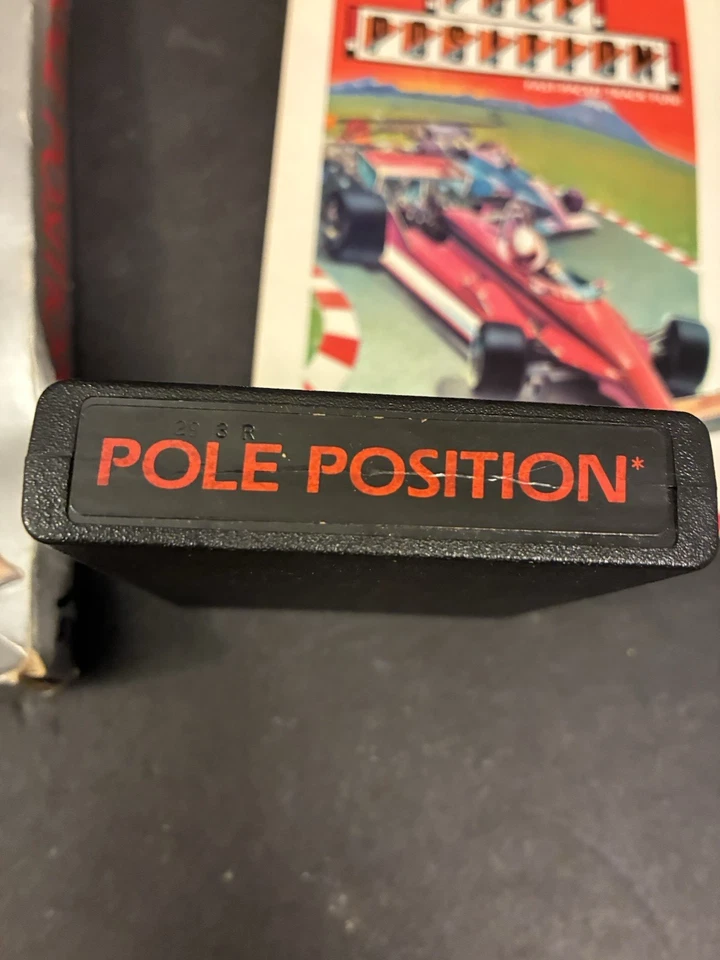 Pole Position (Atari 2600, 1983) Game Cartridge, Box  and Manual UnTested - Image 4 of 4