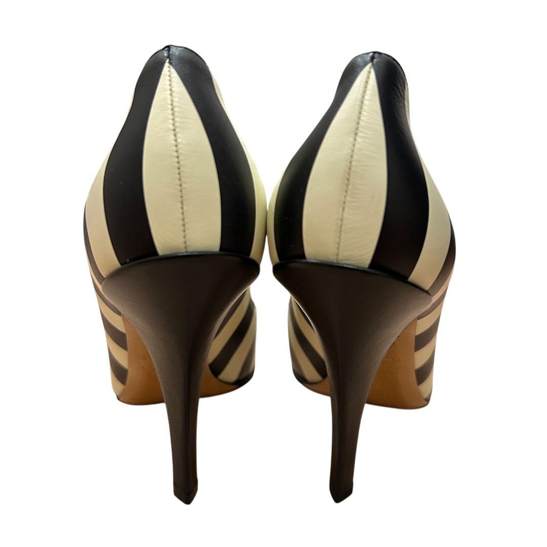 Valentino Garavani Pumps Heel Studded Leather Multicolor EU38/US8 116189c thumbnail 7