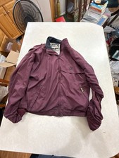 Zero Restriction Golf Outerwear Gore-Tex Maroon Houndstooth Full Zip Jacket XL