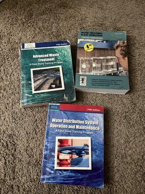 #ad Water And Wastewater Books Lot Of 7 $350.00
