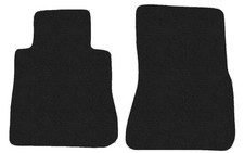 Vorne Autoteppiche für Mercedes S cl C126 SEC coupe 1979-1994, Anthrazit Velour