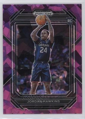 2023-24 Panini Prizm Draft Picks Purple Ice 133/149 Jordan Hawkins #42 0v2h