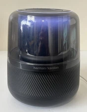 Harman Kardon Allure Voice-Activated Home Speaker with Alexa, Black & Power Cord