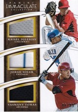 2015 Immaculate Collection Jorge Soler Iglesias Tomas Immaculate Trios