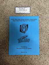 2002 Lebron James Basketball Program Lakers Stub Jordan Ticket Cards Wax Topps 