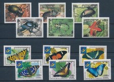 LS82673 Cambogia farfalle coleotteri insetti fine lotto MNH