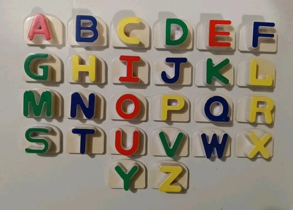 2002 Leap Frog Fridge Phonics Magnetic 26 Upper Case Letters COMPLETE Set Tested - Image 2 of 3