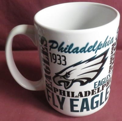 NEW, PHILADELPHIA EAGLES NFL Football 15 oz. Coffee Mug Cup, FLY EAGLES ...