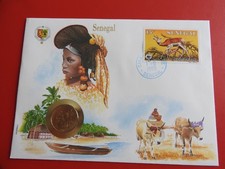 *Numisbrief  Senegal mit 10 Francs 1987*  (ALB37)