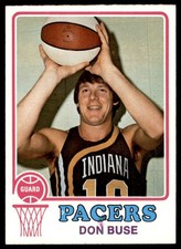 1973-74 Topps #222 DON BUSE RC Indiana Pacers EX+ (Color Smudge)