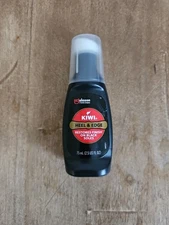 Kiwi Heel & Edge Black 2.5oz Shoe Finish Leather Repair Dye Precision Angle Tip